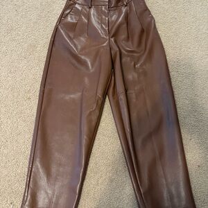 Aritzia Leather Pants - Size 6